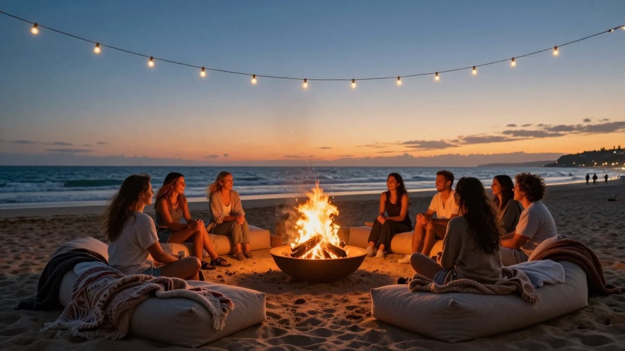 Beach Bon Fires on the Emerald Coast